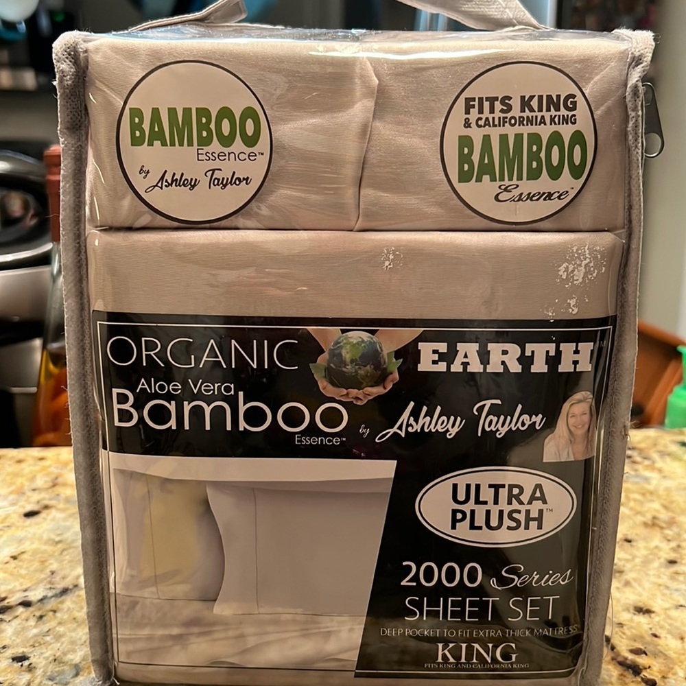 Organic Aloe Vera Bamboo Sheet Set